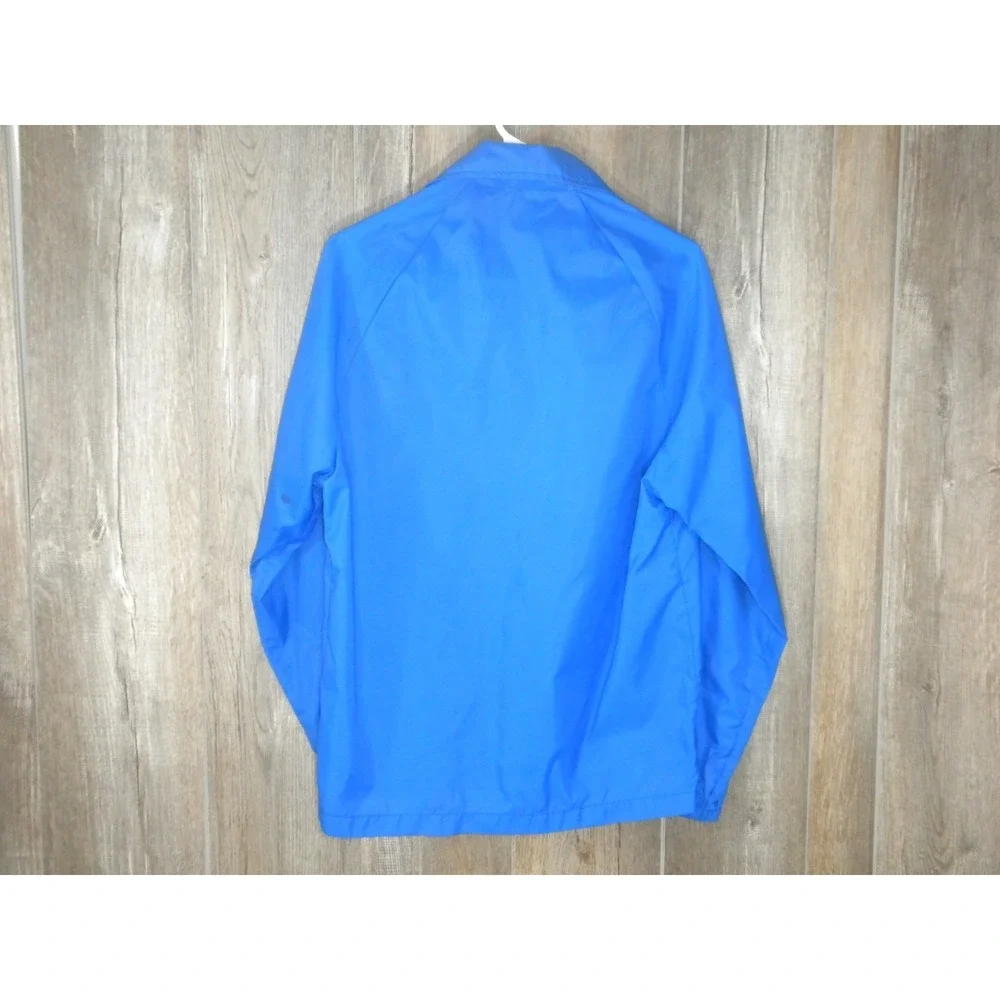 Vintage Hamm's‎ Beer Windbreaker Jacket Mens S Blue Snap Down Swingster USA 90's